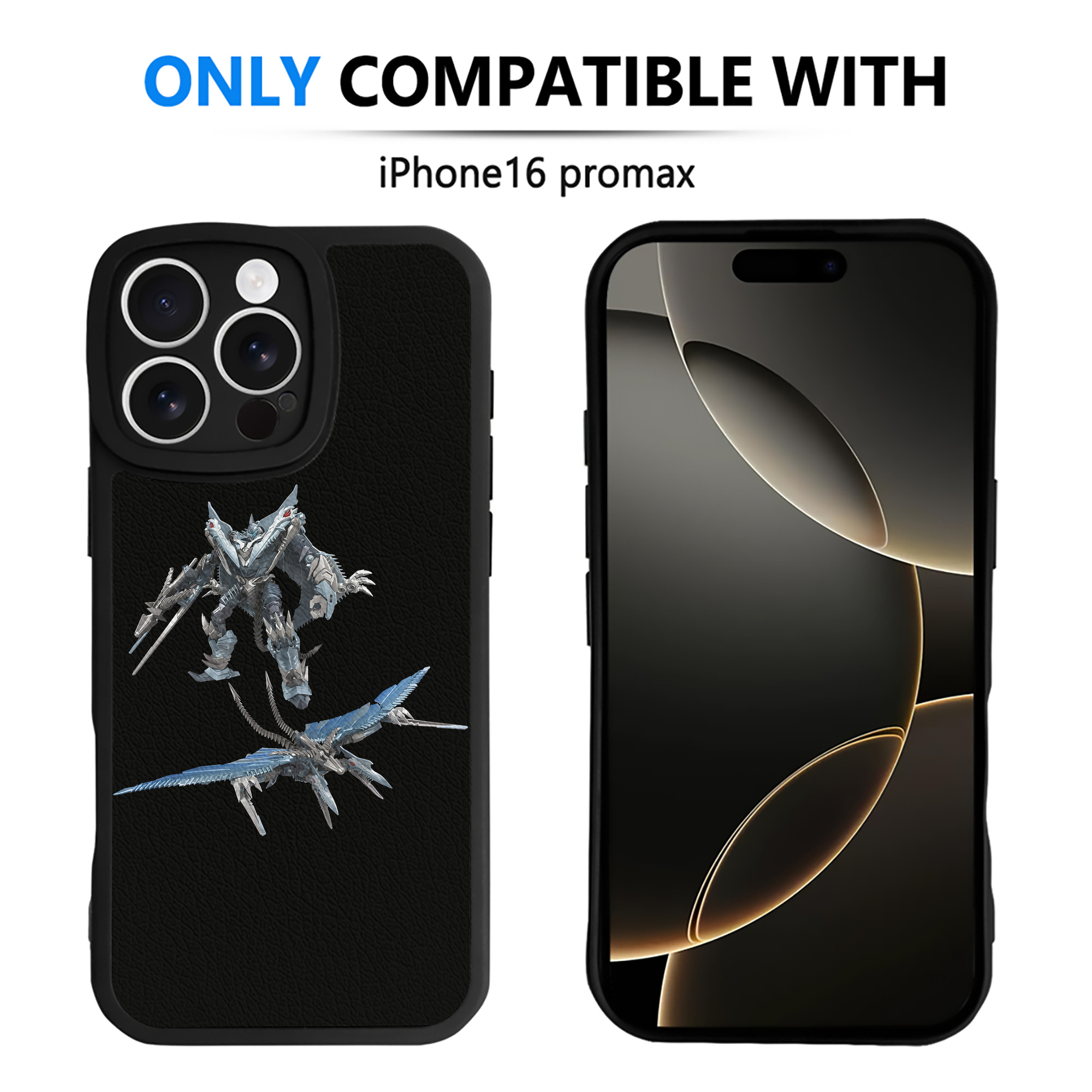 （画像用） Transformers トランスフォーマー 【iPhone 16シリーズ対応】シリコンスマホケース（レザー調） 材質：シリコン